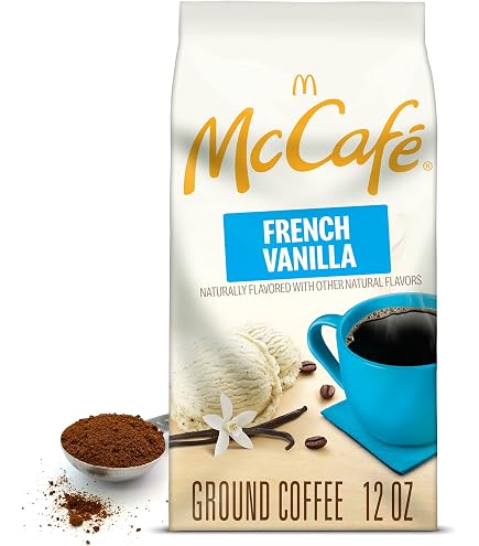 McDonald's McCafe Salted Caramel Mocha Ground Coffee – 11oz Can, Light Roast, Fresh USA Roast