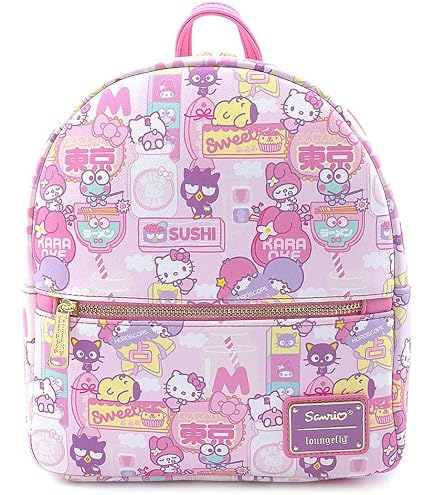 Amazon.com: Loungefly Hello Kitty Sushi Satchel Bag PINK  display picture 2