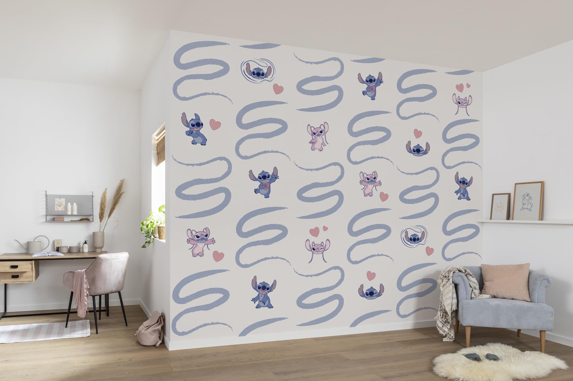 Komar Lilo and Stitch Be Kind Non-Woven Photo Wallpaper Size 300 x 250 cm Disney Wallpaper Children's Wallpaper