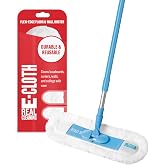 E-Cloth Flexi-Edge Floor &amp; Wall Duster Head, Reusable - 1 Pack | Dust Mop Replacement, Traps Dust, Pet Hair &amp; Debris, For Hardwood, Tile, Wood, &amp; Laminate Floor Cleaning