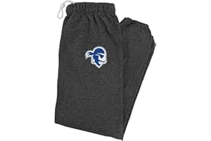 LOGOVISION Mens Jogger Sweatpants Collegiate Primary Logo Charcoal Heather Collection