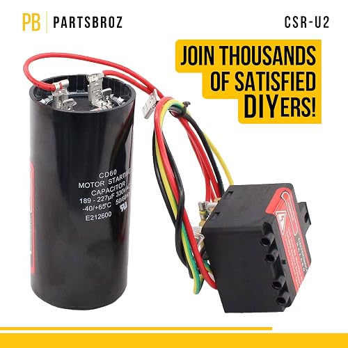 Compressor Saver Universal CSRU2 AC Hard Start Kit - For 3.5 To 5 Ton ...