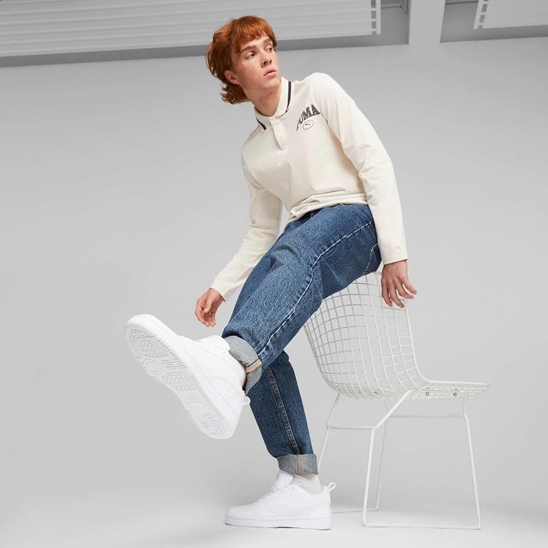Unisex Rebound Low Puma White-Cool Light Gray 9 43 — photo 2 sur 8
