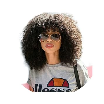 Amazon Com 250 Density Afro Kinky Curly Lace Front Human Hair
