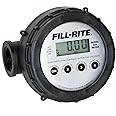 Fill-Rite 820 1" 2-20 GPM(8-76 LPM) Digital Nutating Disc Fuel Transfer Meter for Use with Water, Diesel, and Mild Chemicals