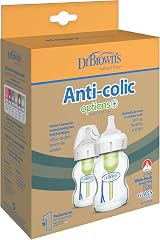 Dr Brown's Options+ 150ml Twin Pack Glass Bottles Natural Flow Wide-Neck view 3