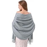 maamgic Women's Scarf Shawl Wrap Cashmere Feel Winter Scarf for Wedding | Soft Cotton Blend, Lightweight, Oversized Blanket Scarf, Perfect For Evening Dresses，Anniversaries &amp; Flights
