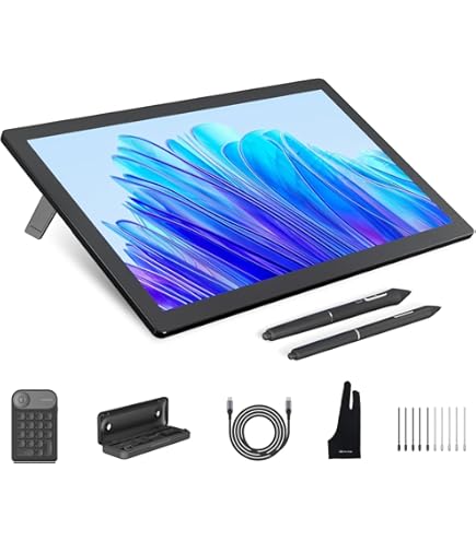HUION KAMVAS 12 Tablet de desenho com tela totalmente laminada