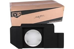 Skar Audio Single 12" Ported Subwoofer Enclosure Compatible with 2019-2025 Chevrolet Silverado/GMC Sierra Double Cab Trucks