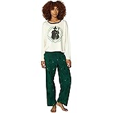 Wicked Women's 2-piece Loose-fit Pajama Set, Soft & Comfortable Nightwear for Adults
