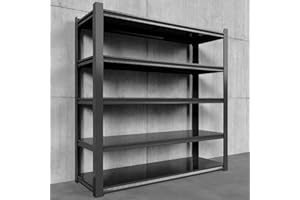 IRONFFICE 84''H Metal Shelves,Heavy Duty Storage Racks for Storage,3000LBS Load Metal Garage Shelving,Steel Shelving for Basement,24" D x 47" W x 84" H