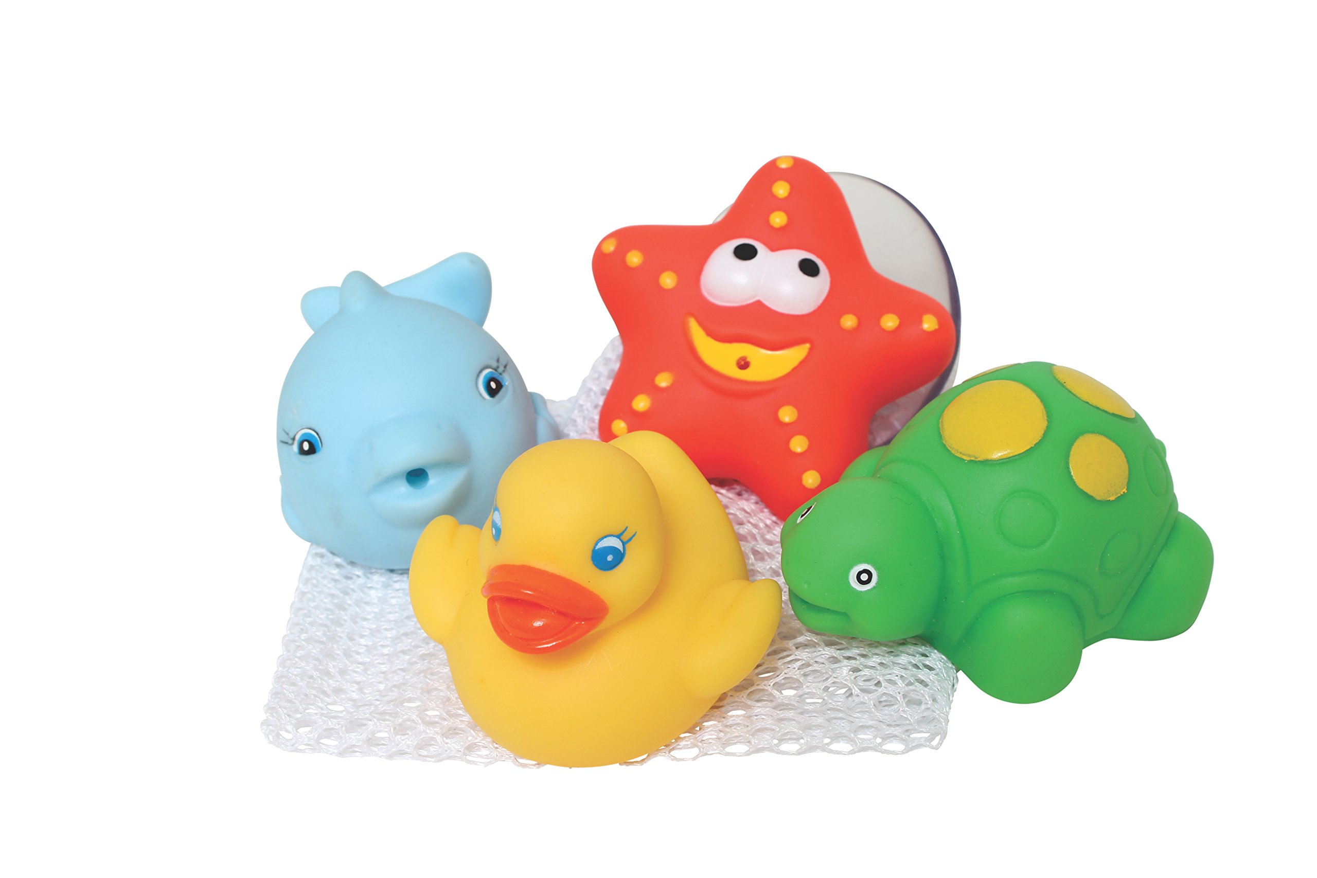 Playgro 0185452 Bath Squirtees and Storage Set for Baby