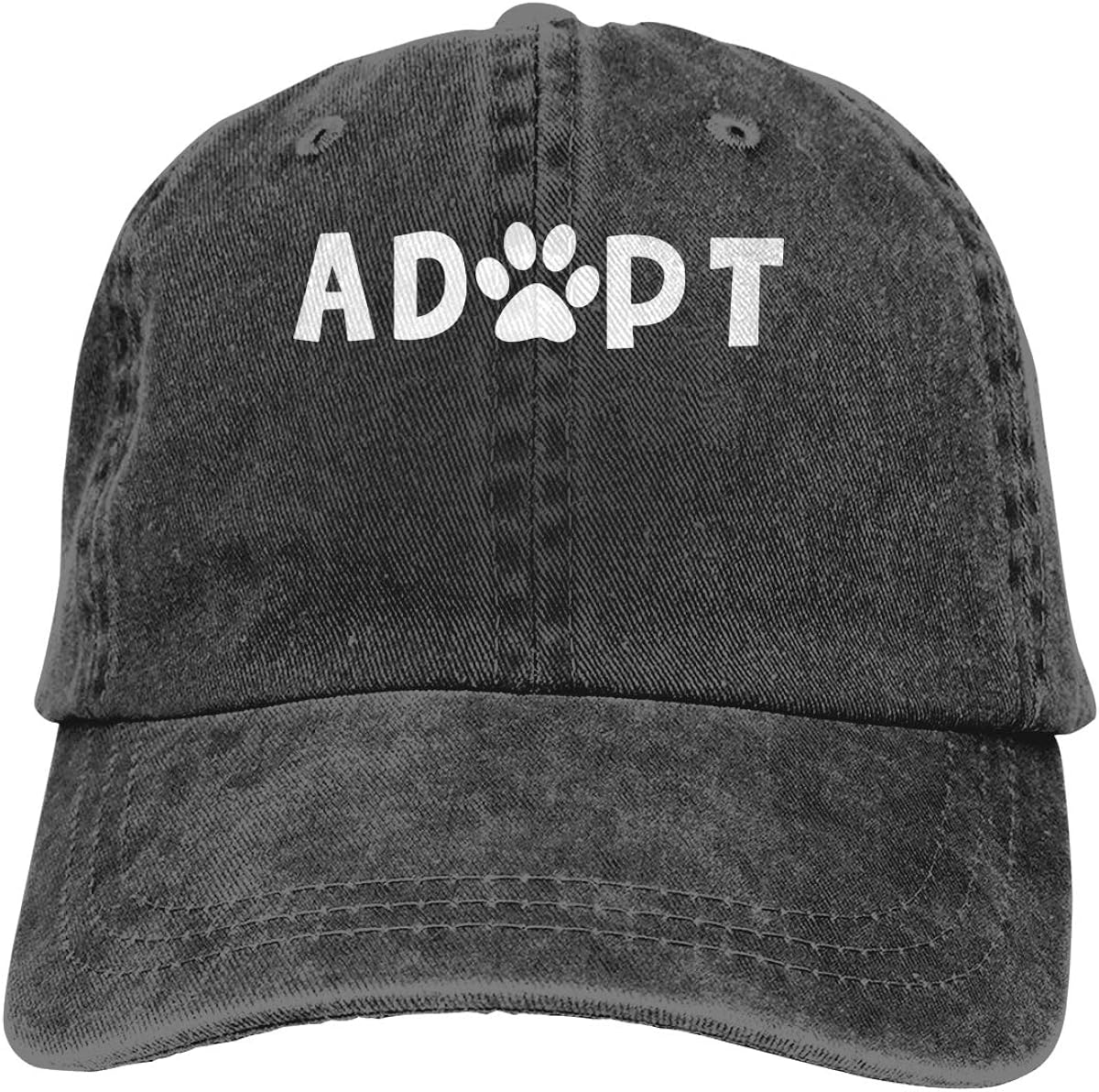 Women's Men's Adjustable Baseball Cap Adopt Dog Or Cat Pet