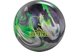 Brunswick Rhino Carbon/Lime/Silver Bowling Ball
