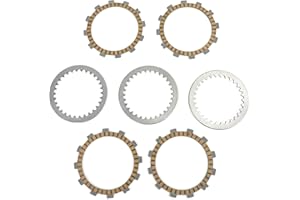 Topteng Clutch Plate Kit, Clutch Kit Disc Plates Steel & Friction Plates for Suzuki DS80 1980-2000, JR80 2001-2007, RM80 XZ/X