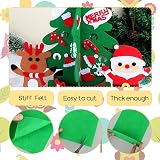 DIVINA VITAE Felt Sheets 7x11 in 10 Pcs Green Craft Fabric view 6