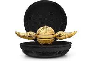 LNCOJOLM Golden Sphere Fidget Spinner Metal Fidget Toy Stocking Stuffer for Kids Adults, Finger Hand Spinner Fingertip Gyro Birthday Gift for Kid Adult, Small Desk Sensory Stress Relief Toy