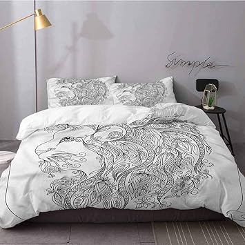 Amazon Com Alisoso Zodiac Kids Comforter Cover Zodiac Leo Lion