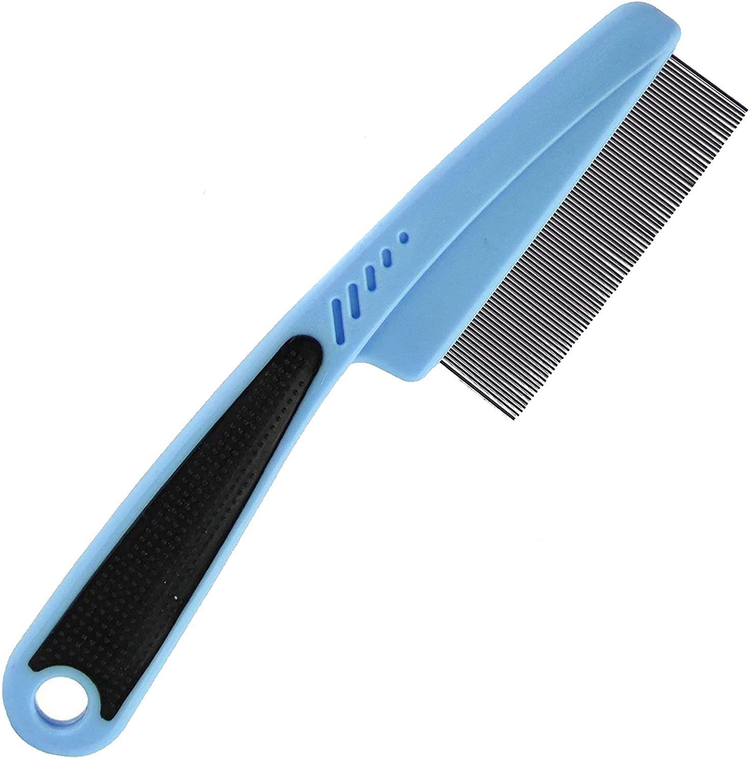 Pet Hair Comb Fine Flea Pet Comb For Dogs Cats Puppy Animals Pet Comb (Blue)