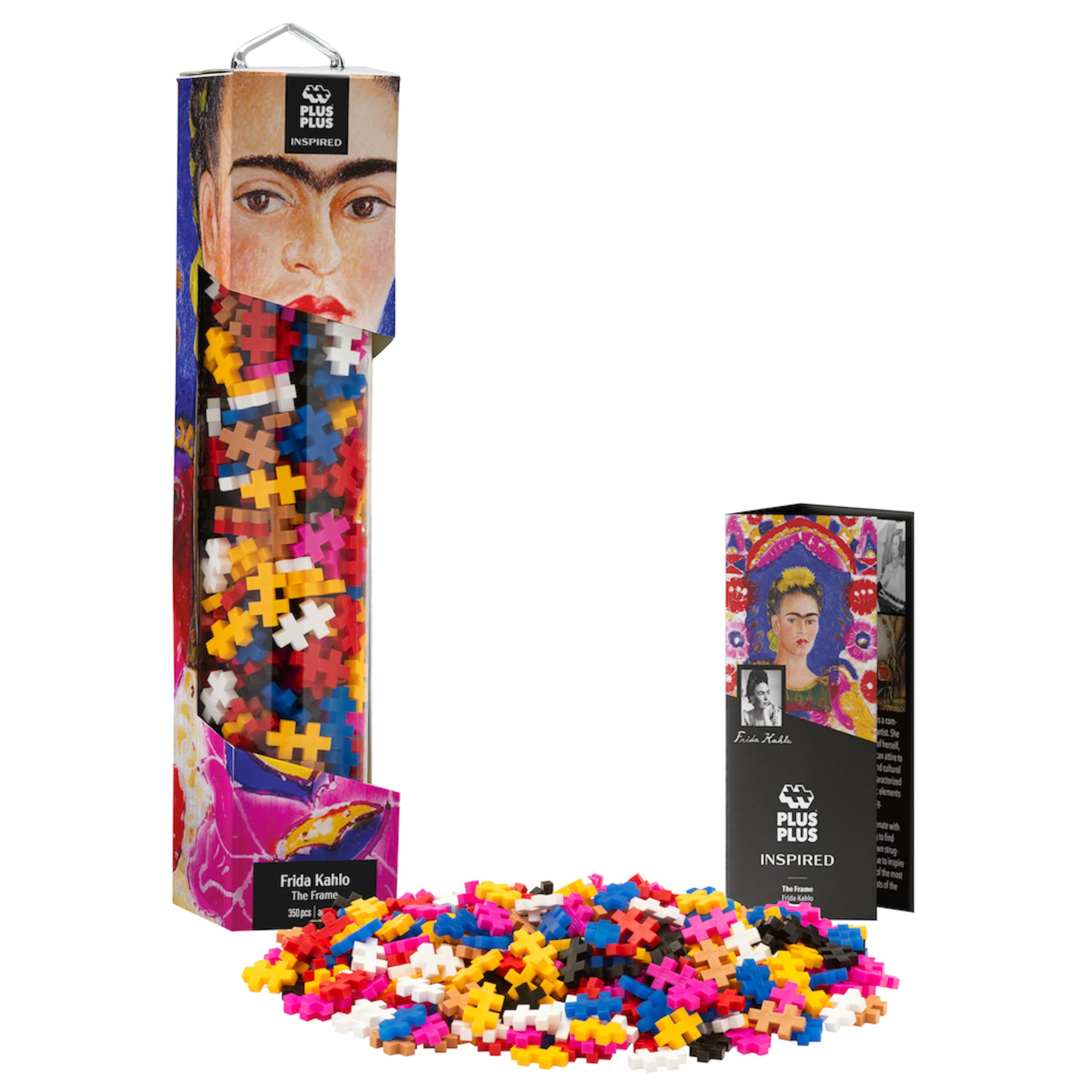 PLUS PLUS Building Art Set - 350pc Frida Kahlo The Frame - Unique Wall Art, Home Decor, For Adults and Children Ages 8+, STEM Learning Resources — image 1