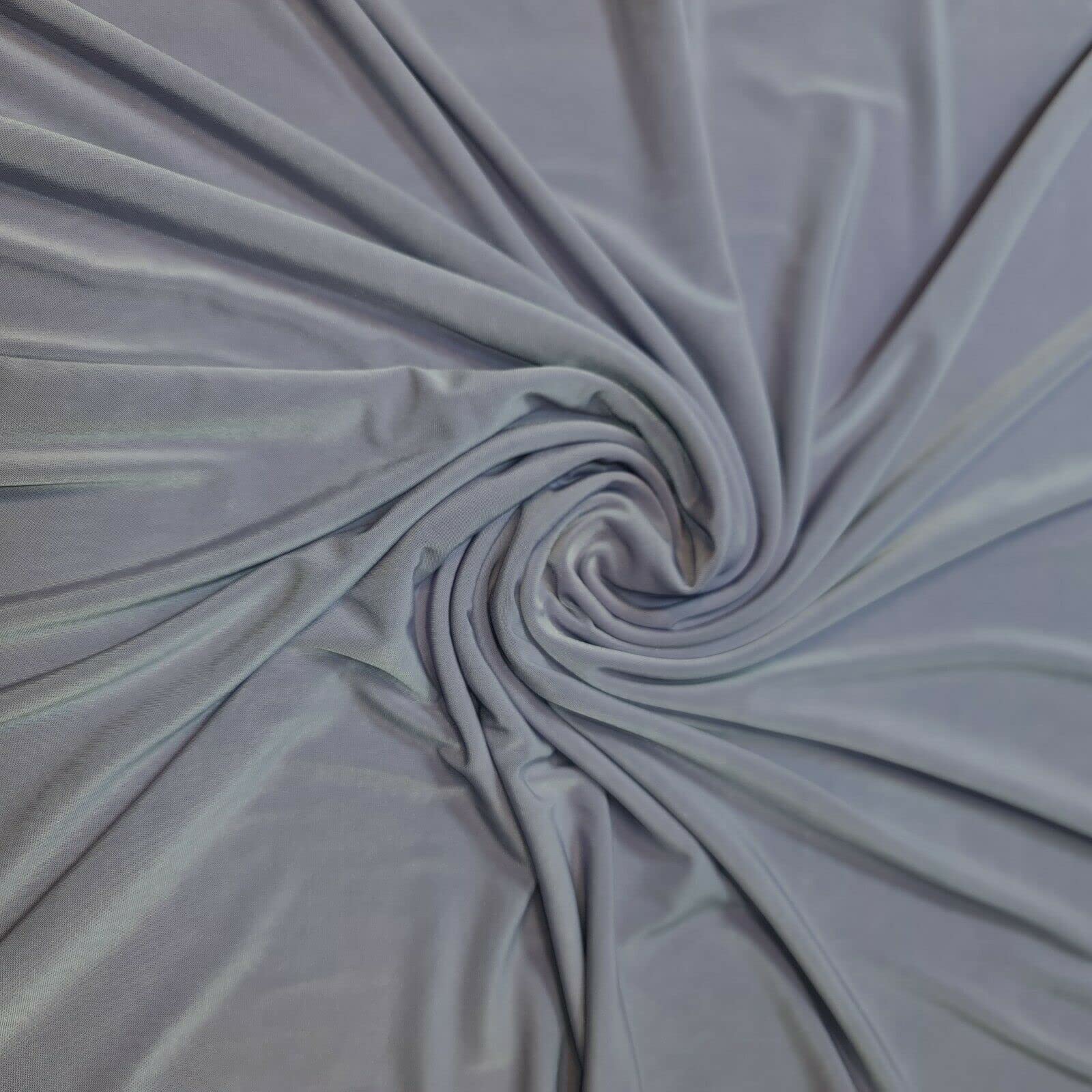 Plain / Printed ITY Spandex Jersey Elastane Stretch Dress Leggings Fabric 58" - 150cm Wide Sold As 1 Meter Pre - Cut Lengths (Lavender)