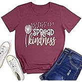 BLACKMYTH Women Cute Tees Graphic Casual T Shirts