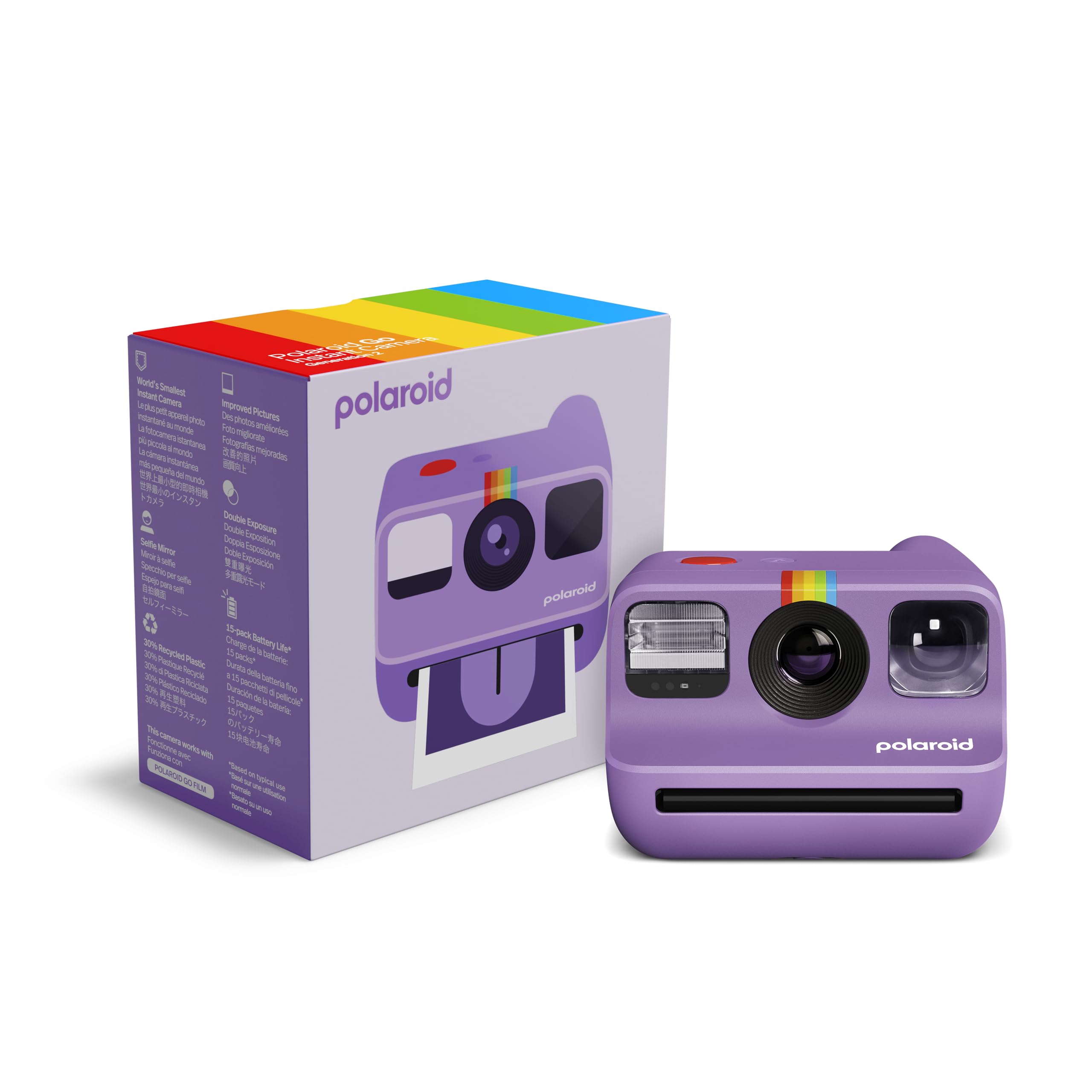 Photo 1 of Polaroid Go Generation 2 - Mini Instant Film Camera - Purple (9183) - Only Compatible with Go Film