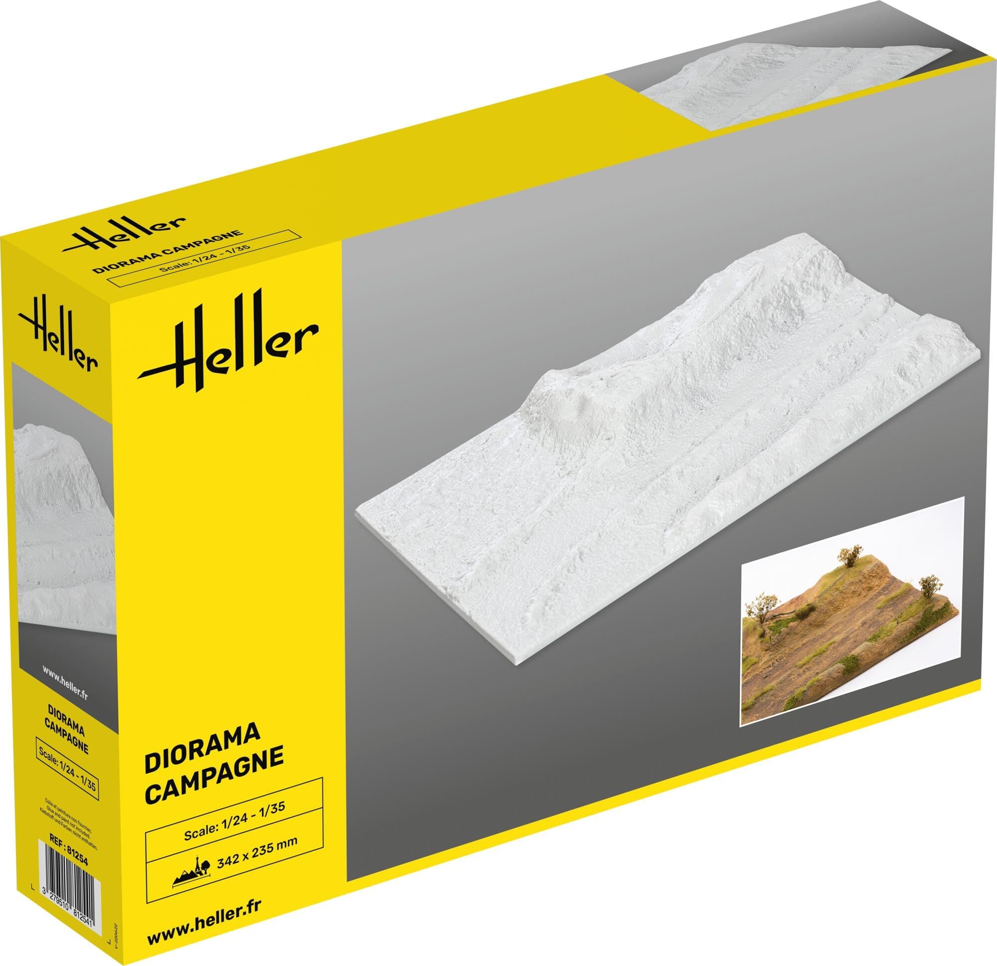 Heller 1:35 - Socle Diorama Campagne Base