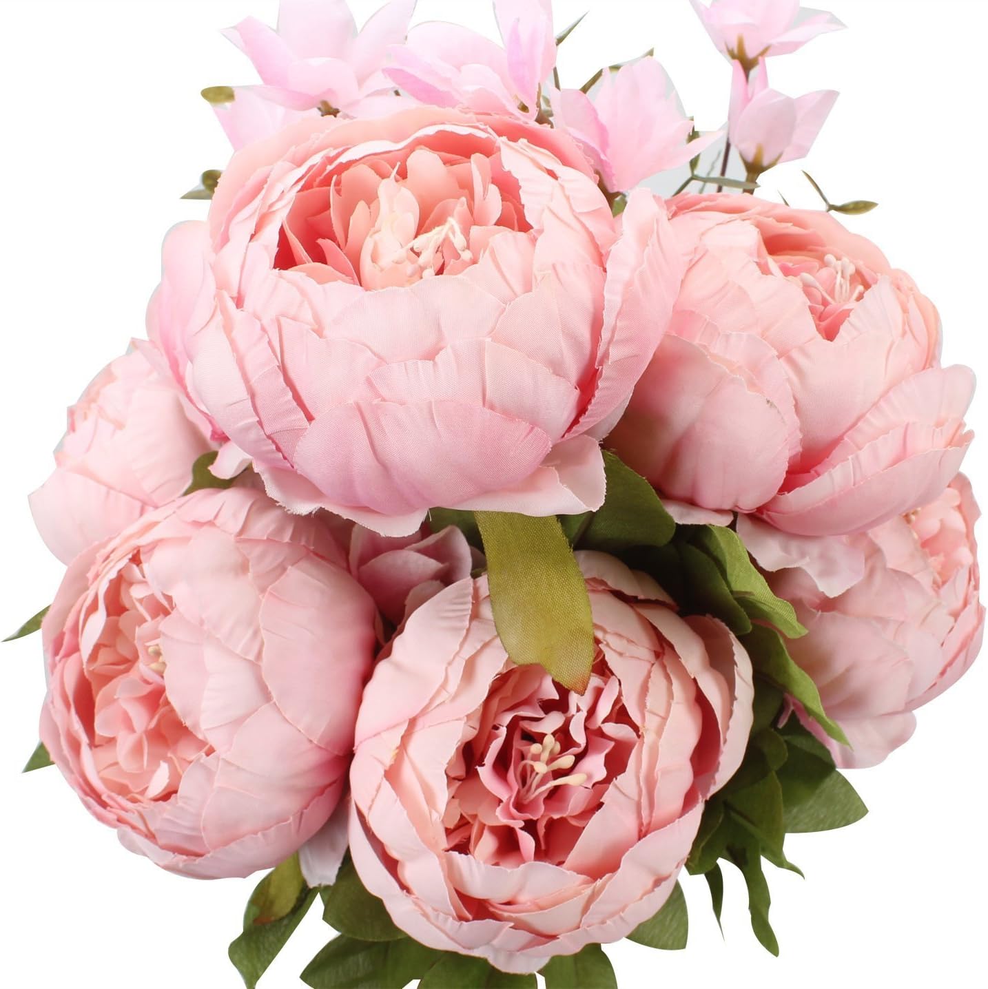 Pfingstrose Knstliche 2er Set Pfingstrosen Kunstblumen  Realistische  Seidenblumenstrau Fr Deko, Hochzeit & Tisch