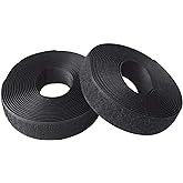 1 inches (25mm) 5 Yards Sew on Hook and Loop Strips,Interlocking Tape, Hook &amp; Loop Tape for Clothing Sewing Crafts and DIY Projects