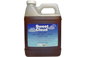 Sweet Cloud Organic Brown Rice Syrup | Corn Syrup and Sugar Substitute | Vegan Honey Replacement | Cooking, Baking, Candy Mak