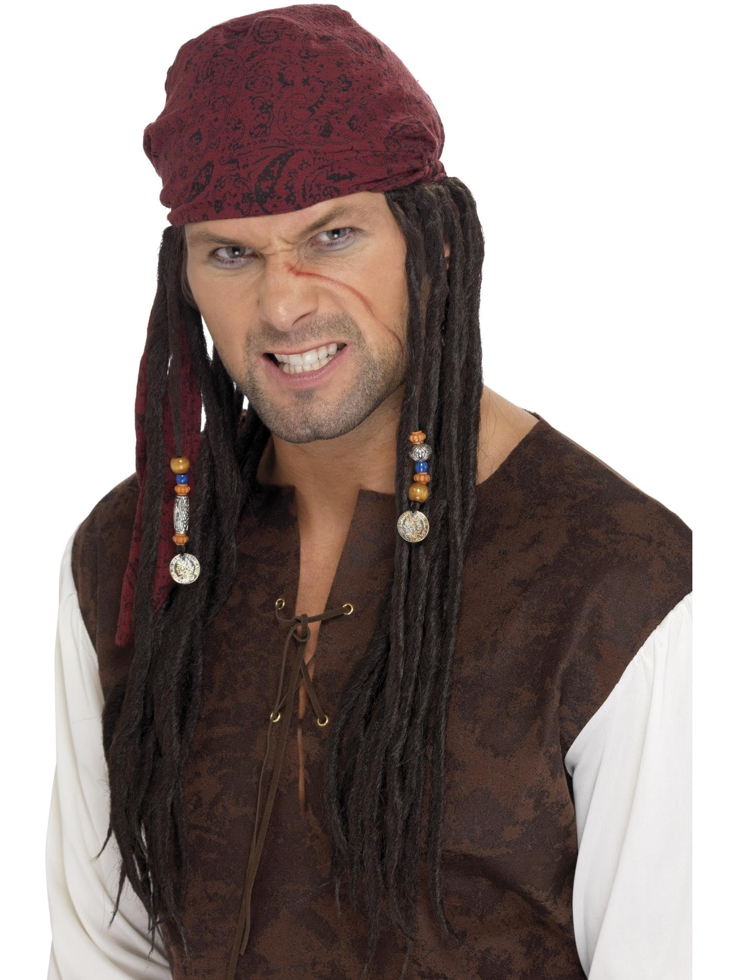 Adult Captain Pirate Wig