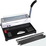 MAKEASY 21-Hole Binding Machine 450 Sheet A4/A5 with Starter Kit 100 PCs 3/8 view 1