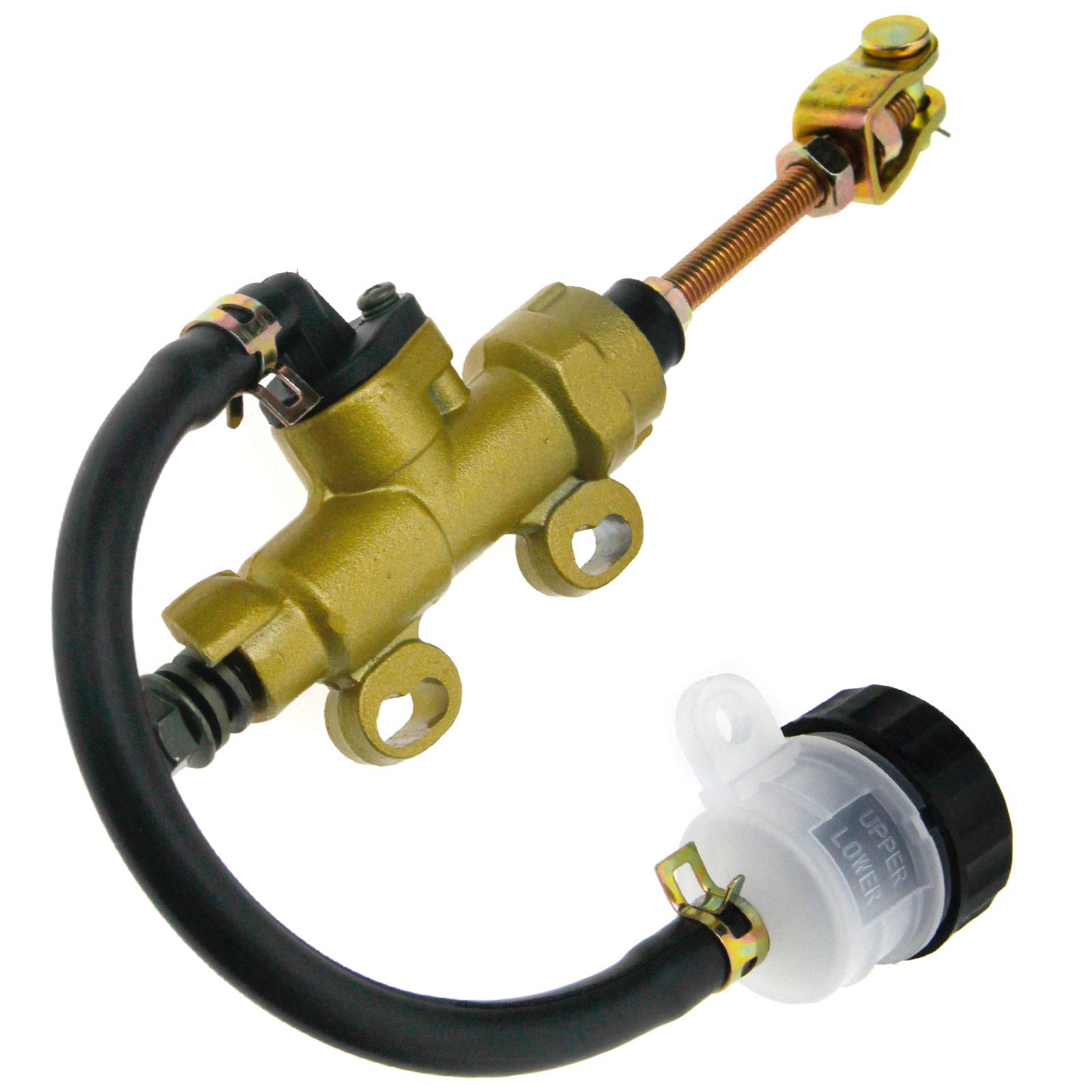 YINETTECH Cilindro maestro del freno del pie trasero de la motocicleta para ATV motocicleta Sportbike Pit Bike