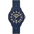 Versus Versace Mens Tokyo. Sporty Fashion Watch with Date Function. Adjustable Silicone Strap. Includes Travel Gift Pouch.