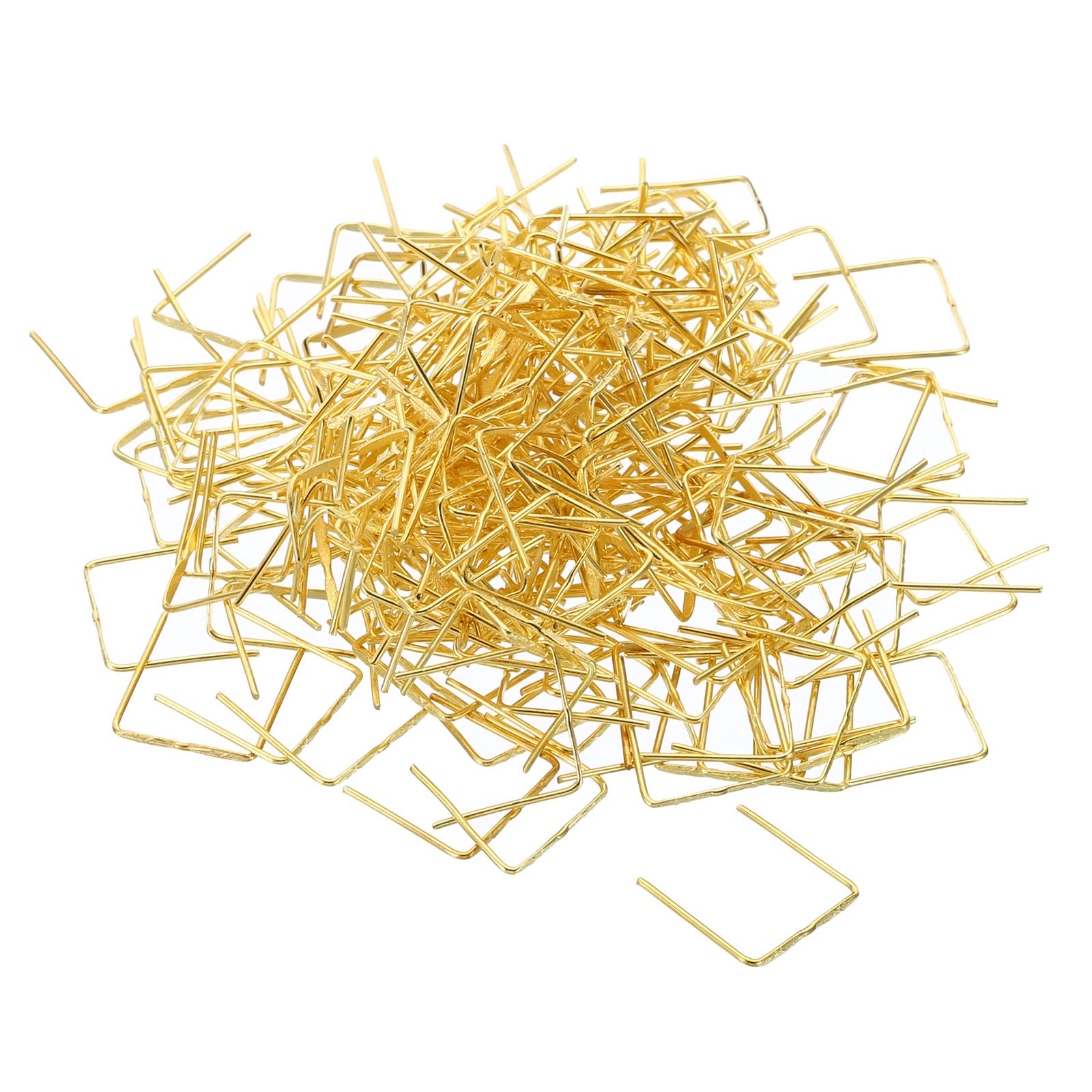 PATIKIL Chandelier Connector Pins, 230 Pack 14mm/0.6" Length Chandelier Lamp Hanger Pin for Fastening Crystals Prisms Sun Catcher, Golden