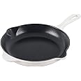 Le Creuset Classic Cast Iron Handle Skillet, 9", White