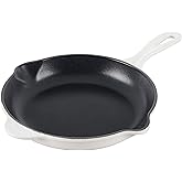 Le Creuset Classic Cast Iron Handle Skillet, 9", White
