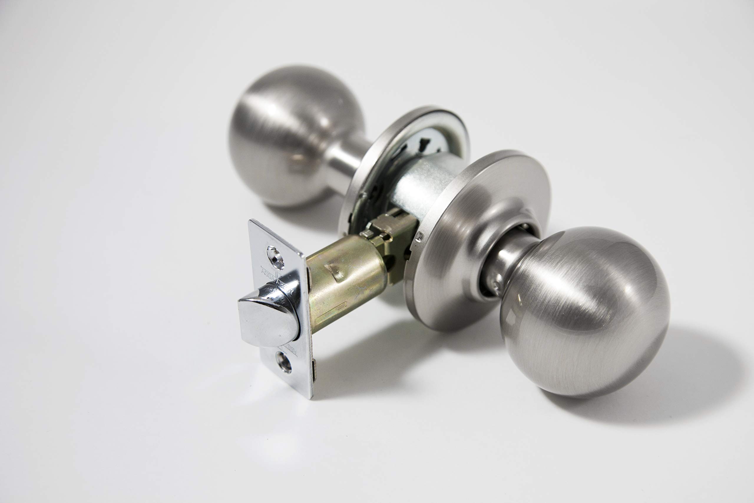 Tesa Assa Abloy 3905U0NS Ball Knob Set for Doors Satin Nickel Function 05 — image 1