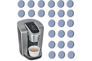 LMJIA Appliance Sliders for Kitchen Appliances, 24 PCS Kitchen Appliance Slider, Self-Adhesive Small Kitchen Appliance Slider for Most Countertop Coffee Makers, Air Fryers, Pressure Cooker, Blenders