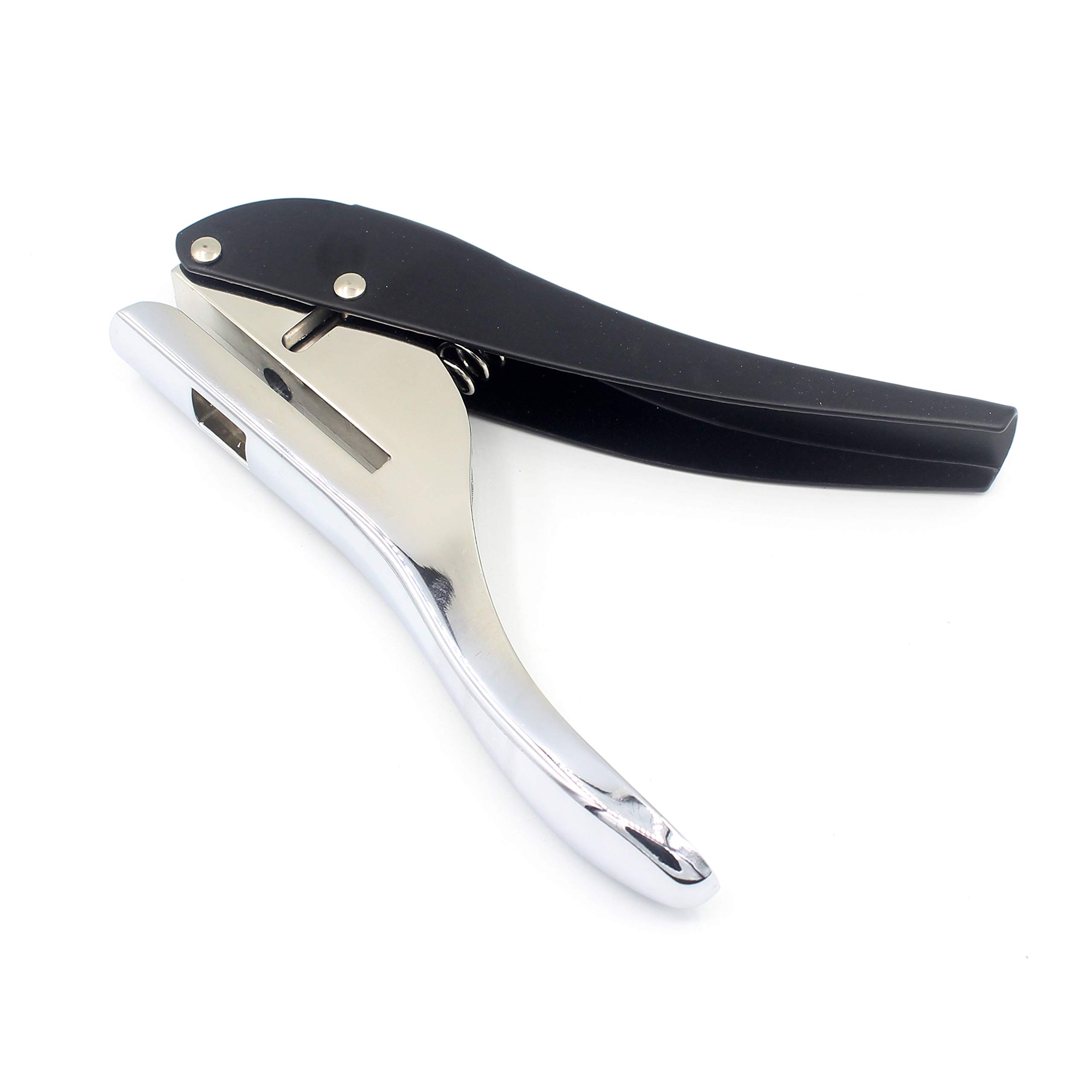 LoongGate Heavy Duty Puncher,Single Round Hole Puncher Hand held Tool for ID Cards PVC Sheet Badge Photos Tags (3mm(1/8''))