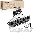 A-Premium Engine Exhaust Manifold Kit W/Gasket, Studs, Nuts, Heat Shield [4Cyl 1.6L 1.8L] Compatible with Chevy, Geo & Toyota - Corolla 1988-1997, Prizm 1989-1997, Nova 1988, Celica