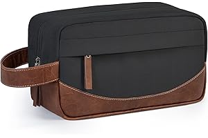 Ezday Travel Toiletry Bag for Men, Hanging Toiletry Organizer, Water Resistant Shaving Kit with Large Capacity for Travel Acc