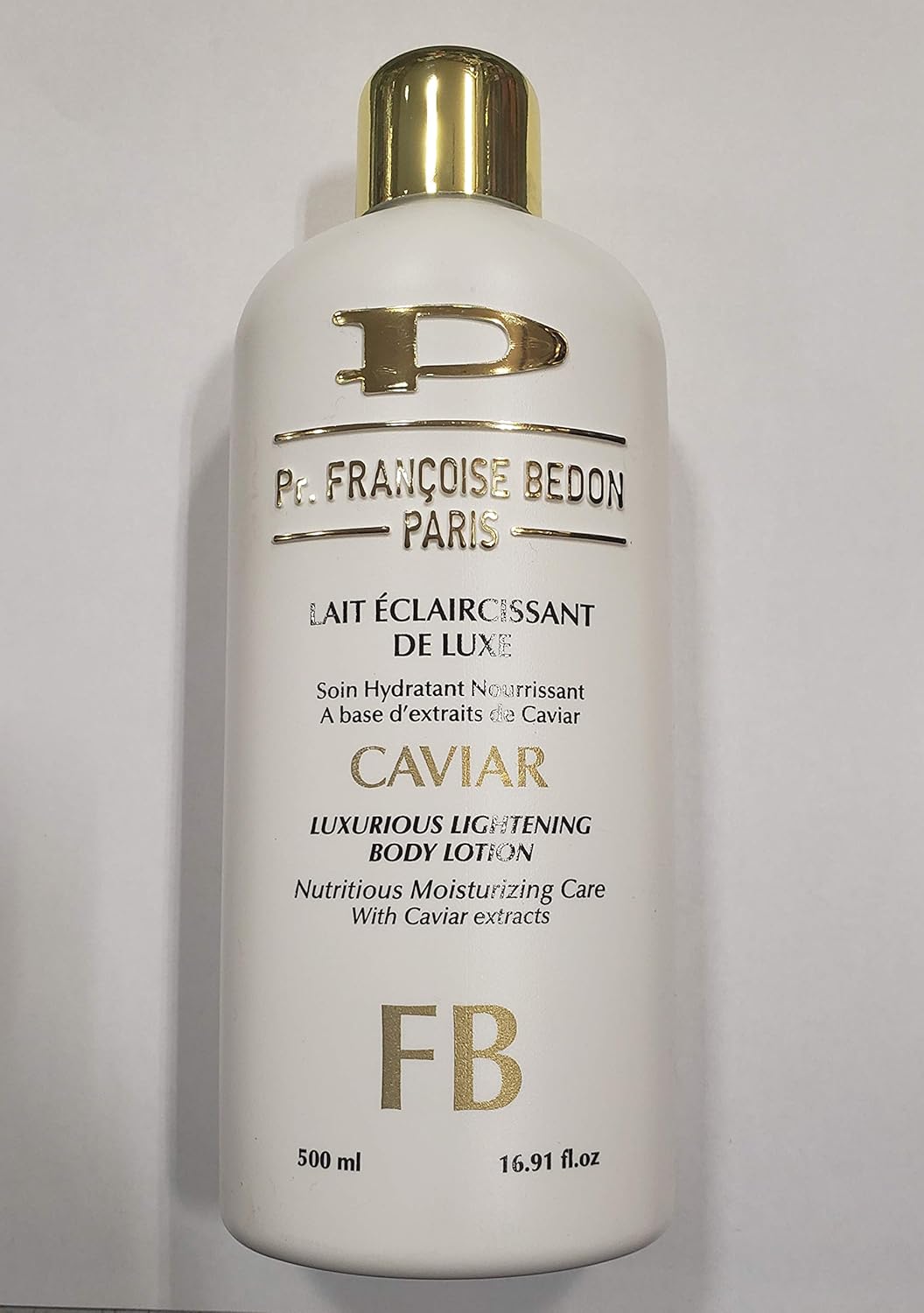 Pr. Francoise Bedon Caviar Luxurious Lightening Body Lotion 500ml Amazon.co.uk Beauty