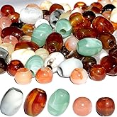 240Pcs Acrylic Barrel Beads 17mm*13mm +Round Beads 12mm Macrame Crafts Large Hole