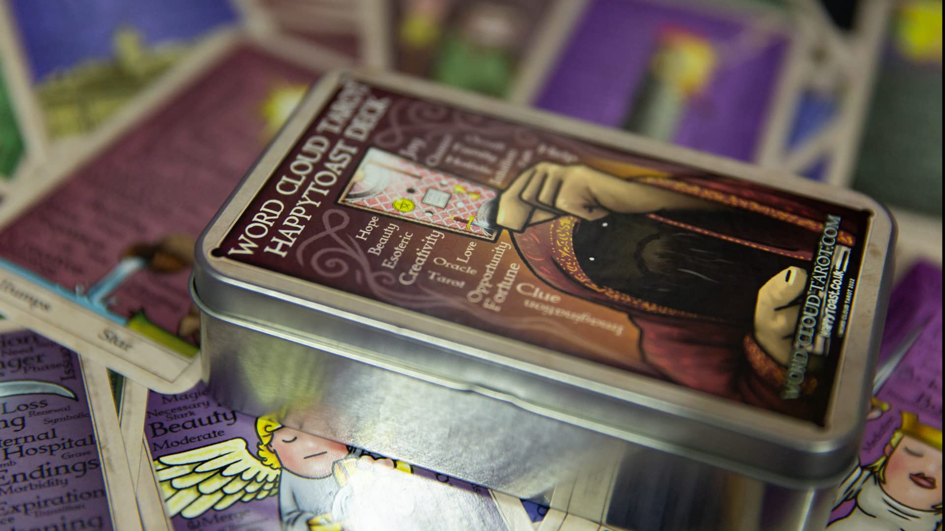 WordCloud Tarot - HappyToast Deck (Tin) โ image 1