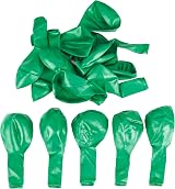 SHATCHI Green Balloons 10 Pack 12 Inch Thick Latex Biodegradable view 6