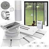 Gulrear 95" Sliding Door AC Vent Kit with Φ 5.9"AC