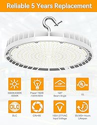OPENLUX 2 Pack High Bay LED Lights UL DLC Listed