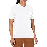 Armani Exchange Mens Slim Fit V Neck Stretch Cotton Jersey Logo Tee